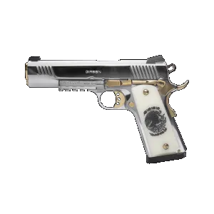 European American Armory MC1911S Liberador II .45 ACP 1911 Pistol - 5.0" - Silver - 1x 8rd Mag