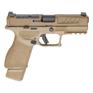 Springfield Armory Echelon 4.0C Optic Ready 9mm Pistol - 4.0" - FDE - 1x 15rd, 1x 18rd Mags