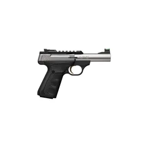 Browning Buck Mark Micro Bull Stainless 22 LR Semi-Auto Pistol - 4" - 10 Round - Silver