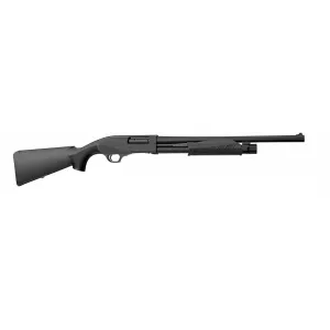 Retay GPS Security 12 Gauge Pump Action Shotgun - 18.5" - 4 Round - Matte Black