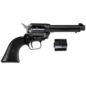 Heritage Arms Rough Rider Small Bore 22 LR / 22 Magnum Revolver - 4.75" - 6 - Black