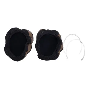Noisefighters Heatsync Sweat-Wicking Ear Pad Covers for Headsets - Coyote - 1 Pair