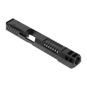 Shalo Tek Warden P320F Integrally Compensated RMSc Cut Slide - Black Nitride