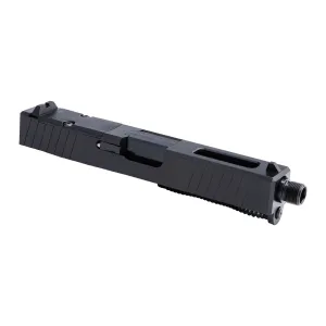 Precision Defense Compact 19 Handgun Slide - Fits GLOCK 19/SCT/Polymer80 - Black - Open Box