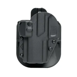 Rapid Force By Alien Gear Level 2 Holster - Locking Belt Slide - Glock 17/17 MOS/22 (Gen 1-4)/47/47 MOS - Matte Black - Left Hand - No Light - No Axon