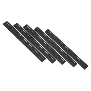 Bravo Company Manufacturing 5.5" KeyMod Rail Panel Kit - 5 Pack - Black - Open Box
