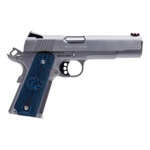 Colt Competition .38 Super 1911 Pistol - 5.0" - Silver - 1x 9rd Mag