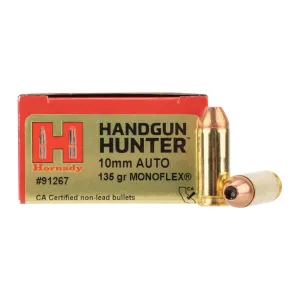 Hornady Handgun Hunter 10mm Auto 135gr MonoFlex - Box of 20