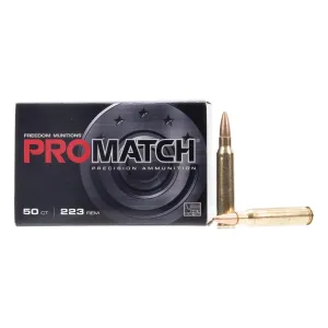 Freedom Munitions PROMATCH 223 Rem 77gr HPBT - Box of 50