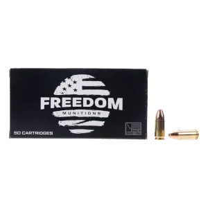 Freedom Munitions Range 124 gr RN 9mm Ammunition - 50 Rounds