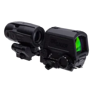 SIG Sauer Romeo 8T AMR Red Dot Sight with JULIET 3T AMR Mount and 3X Magnifier - 1 MOA