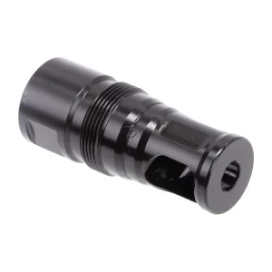 Rearden PRS 1/2x28 Muzzle Brake - Plan B Mount - Square - .280 - Black Nitride