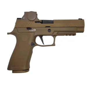 SIG Sauer Off Duty M17 9mm Pistol - 4.7" - Coyote - SIGLITE Night Sights - MOD POLY X GRIP - 17 Round - ROMEO M17 - QUALIFIED INDIVIDUALS ONLY