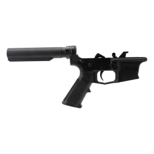 Aero Precision EPC-9 - 9/40 Carbine Complete Lower Receiver - No Stock - Black