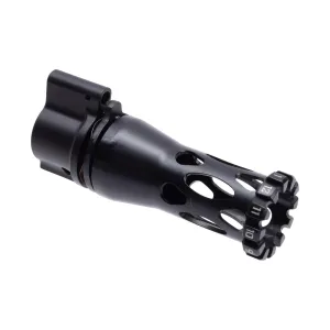 Riflespeed AR-15 Adjustable Gas Block with Flared Lever - 3.3" Length - Set Screw - .750"
