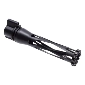 Riflespeed AR-15 Adjustable Gas Block with Flared Lever - 5.9" Length - Set Screw - .750"