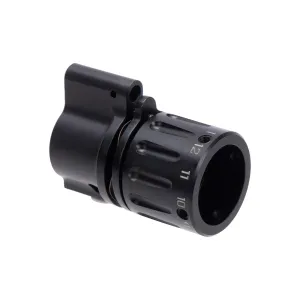 Riflespeed AR-15 Adjustable Gas Block with Quick Lever - 2.1" Length - Set Screw - .750"