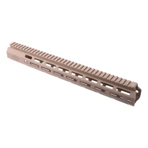 Reptilia Corp Free Float AR-15 Handguard - M-LOK - 15" - FDE