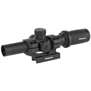 TruGlo TRU-BRITE 30 Series 1-6x24mm Rifle Scope - Illuminated Ring Dual-Color Mil-Dot Reticle