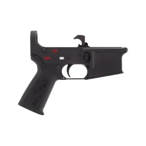 Spikes Tactical AR-15 lower Receiver with LPK - Spider Logo - Color Fill - Stripped Lower