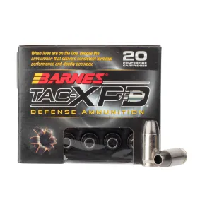Barnes TAC-XPD DEFENSE 380 Auto 80gr TAC-XP - Box of 20