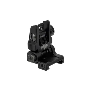 Leapers UTG ACCU-SYNC Spring-loaded AR15 Flip-up Rear Sight - Black