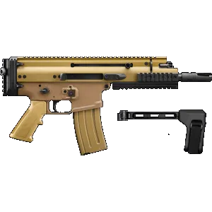 FN SCAR 15P SBT 5.56 NATO Semi-Auto Pistol - Flat Dark Earth - 7.5" - 10 Round