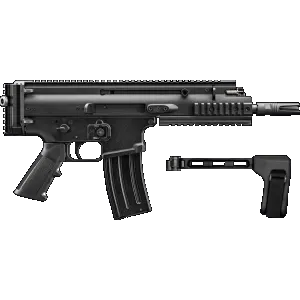 FN SCAR 15P SBT 5.56 NATO Semi-Auto Pistol - Black - 7.5" - 10 Round