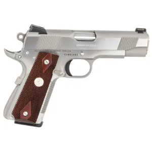 Colt Combat Elite Commander .45 ACP 1911 Pistol - 4.25" - Silver - 1x 8rd Mag