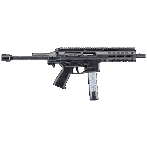 B&T USA SPC9 9mm Luger Semi-Auto Pistol - Black - 9.1" - 30 Round - Brace Adapter