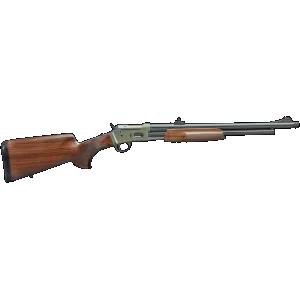 Davide Pedersoli Jackal 44 Pump Action .44 Magnum Shotgun - 19" - Silver
