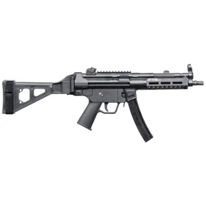 PTR 9CT-BR 9mm Luger Semi-Auto Pistol - Black - 8.86" - 30 Round - SB Tactical Brace