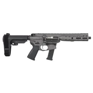 LWRC IC-9 9mm Luger Semi-Auto Pistol - Grey - 8.50" - SBA3