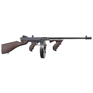 Kahr Arms 1927A1C Deluxe .45 ACP Semi-Auto Rifle - Black - 18" - 20 Round - Walnut Stock - Drum