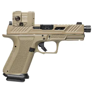 Shadow Systems XR920 Elite Optic Ready 9mm Pistol with Aimpoint ACRO - 4.5" - FDE - 2x 15rd Mags