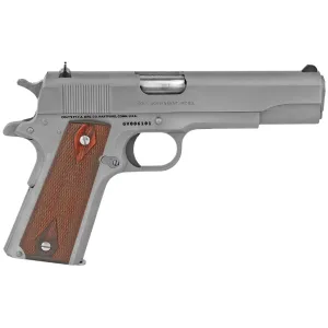 Colt Government .38 Super 1911 Pistol - 5.0" - Silver - 1x 9rd Mag