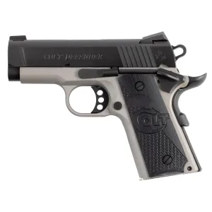 Colt Defender .45 ACP 1911 Pistol - 3.0" - Black/Grey - 1x 7rd Mag