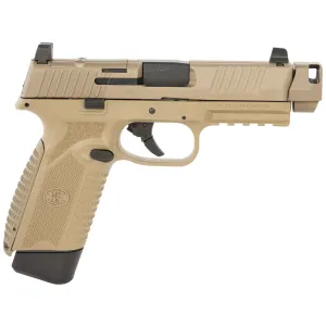 FN America 545 MRD Comp Optic Ready .45 ACP Pistol - 4.43" - FDE - 1x 15rd Mag