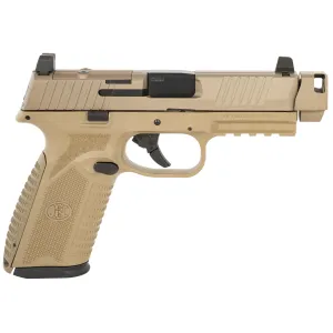 FN America MRD COMP Optic Ready 10mm Pistol - 4.43" - FDE - 2x 15rd Mags