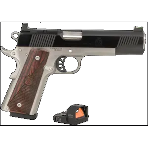 Springfield Armory Ronin Optic Ready 10mm 1911 Pistol With Hex Dragonfly Red Dot - 5.0" - Silver - 1x 8rd Mag