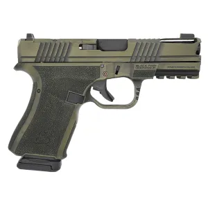 Black Rain Ordnance Frontline+ Optic Ready 9mm Pistol - 4.0" - Green - 1x 15rd Mag