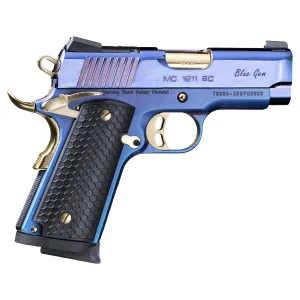 European American Armory MC1911SC Optic Ready 9mm 1911 Pistol - 3.4" - Blue - 1x 8rd Mag