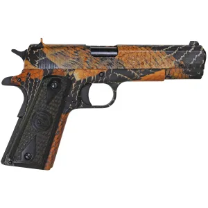 Iver Johnson A1 BOA .45 ACP 1911 Pistol - 5.0" - Orange - 1x 8rd Mag