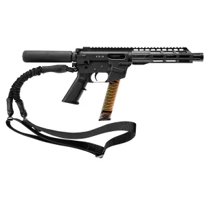 Freedom Ordnance FX9P8T 9mm Luger Semi-Auto Pistol - Black - 8.0" - Sling
