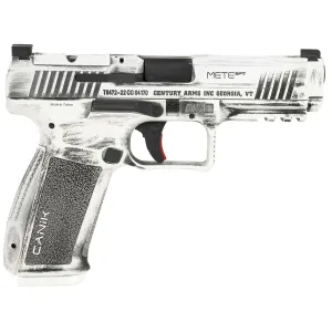 Canik METE SFT Optic Ready 9mm Pistol - 4.46" - White - 1x 18rd, 1x 20rd Mags