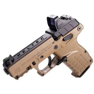 Kel-Tec P17 Optic Ready .22 LR Rimfire Pistol - 3.8" - FDE - 1x 16rd Mag