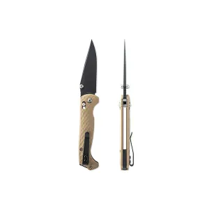 Toor Knives Dropwing 3.5" Folding Knife - Coyote Tan