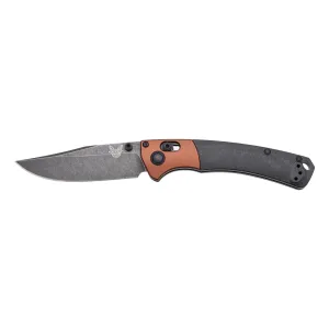 Benchmade Mini Crooked River Folding Knife - Burnt Copper & Micarta