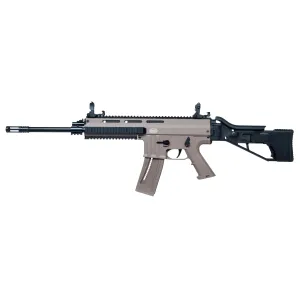 BLS M-16 .22 LR Semi-Auto Rifle - Tan - 16.5" - 22 Round
