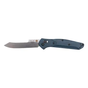 Benchmade Osborne Folding Knife - 3.4" - Reverse Tanto - Denim Micarta